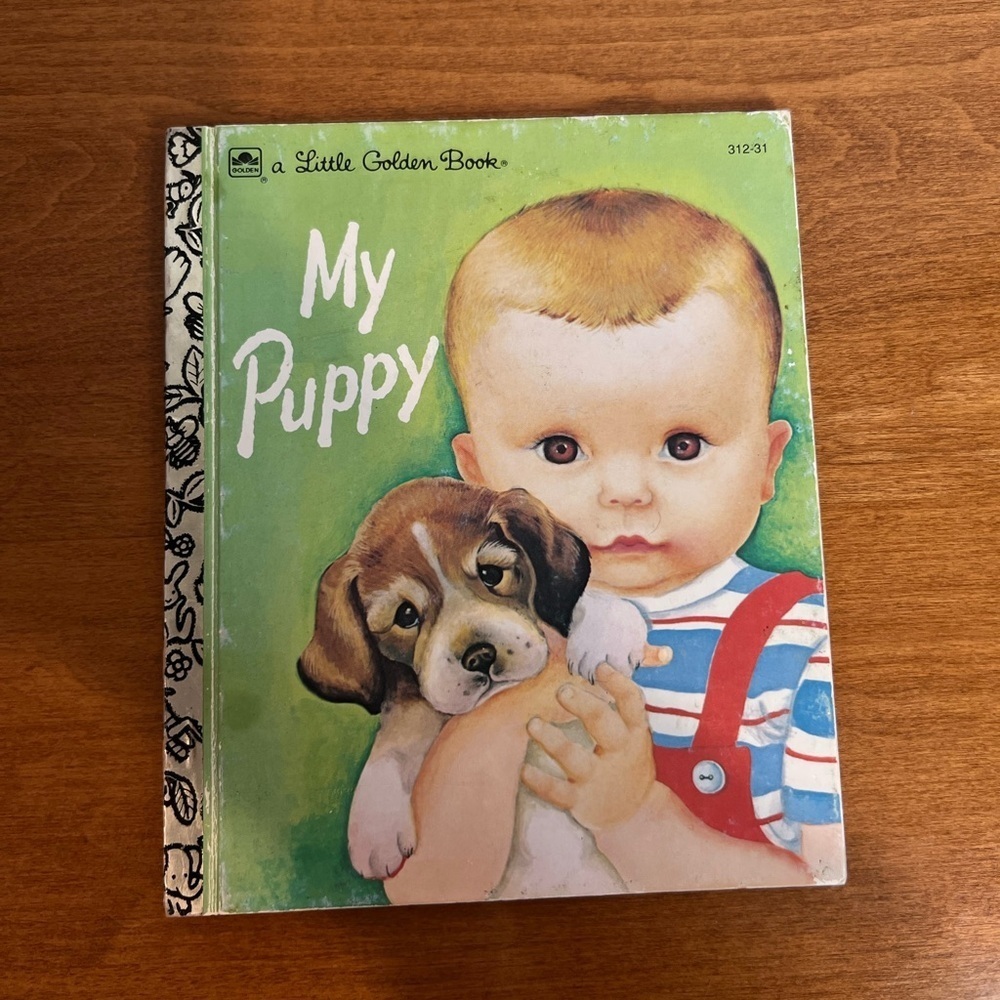 My Puppy Little Golden Book Collectible 1983 Printed in USA